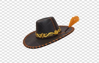 CHAPÉU DE COURO SERTANEJO COMPOSIÇÃO PNG (43)