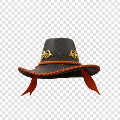 CHAPÉU DE COURO SERTANEJO COMPOSIÇÃO PNG (7)