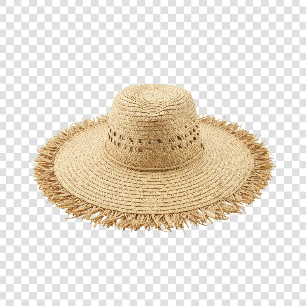 Mockup Chapéu de Sol Verão PNG com fundo transparente