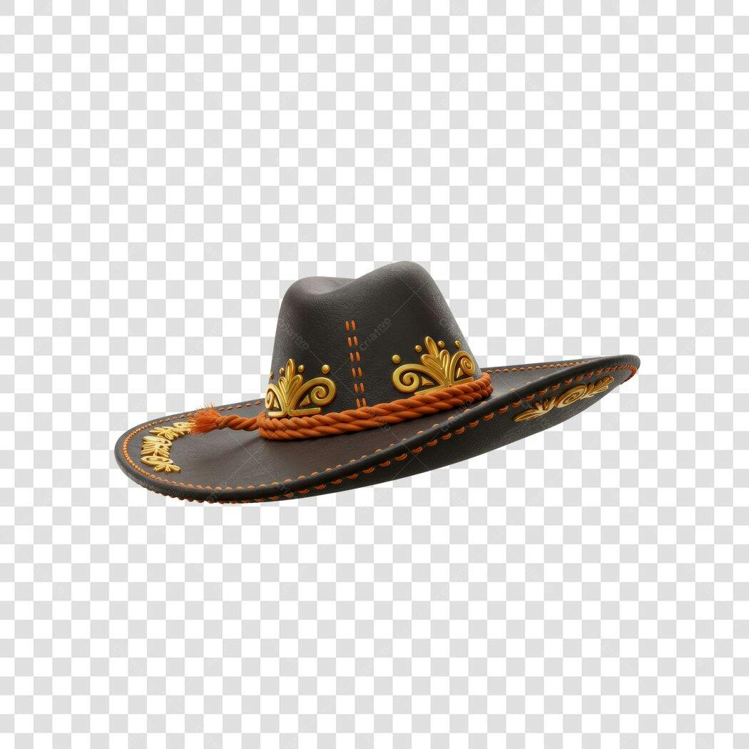 Logo Sombrero Mexicano PNG com fundo transparente