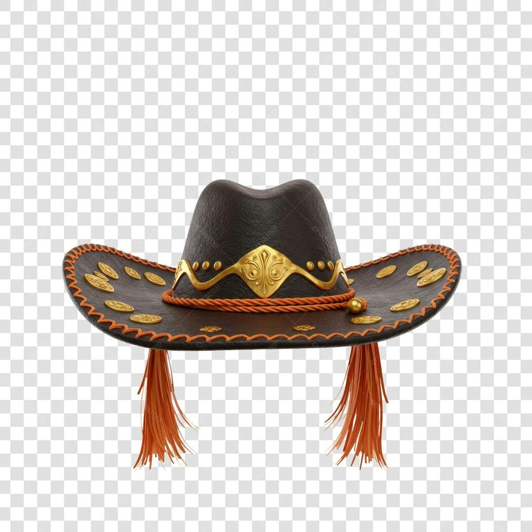 PNG Chapéu Mexicano Festa com fundo transparente