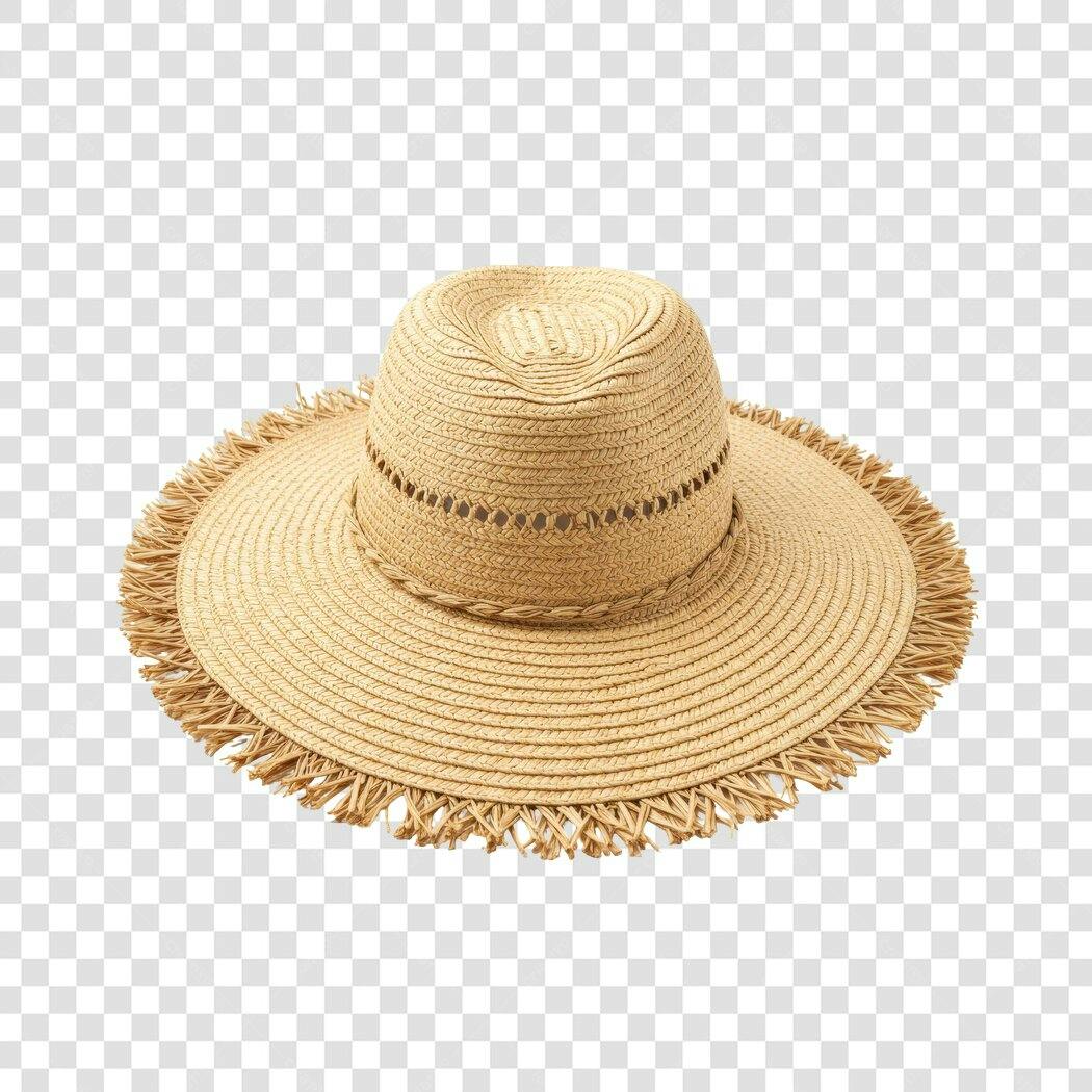 Mockup Chapéu de Sol Verão PNG com fundo transparente