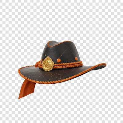 CHAPÉU DE COURO SERTANEJO COMPOSIÇÃO PNG (20)