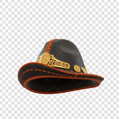 CHAPÉU DE COURO SERTANEJO COMPOSIÇÃO PNG (16)