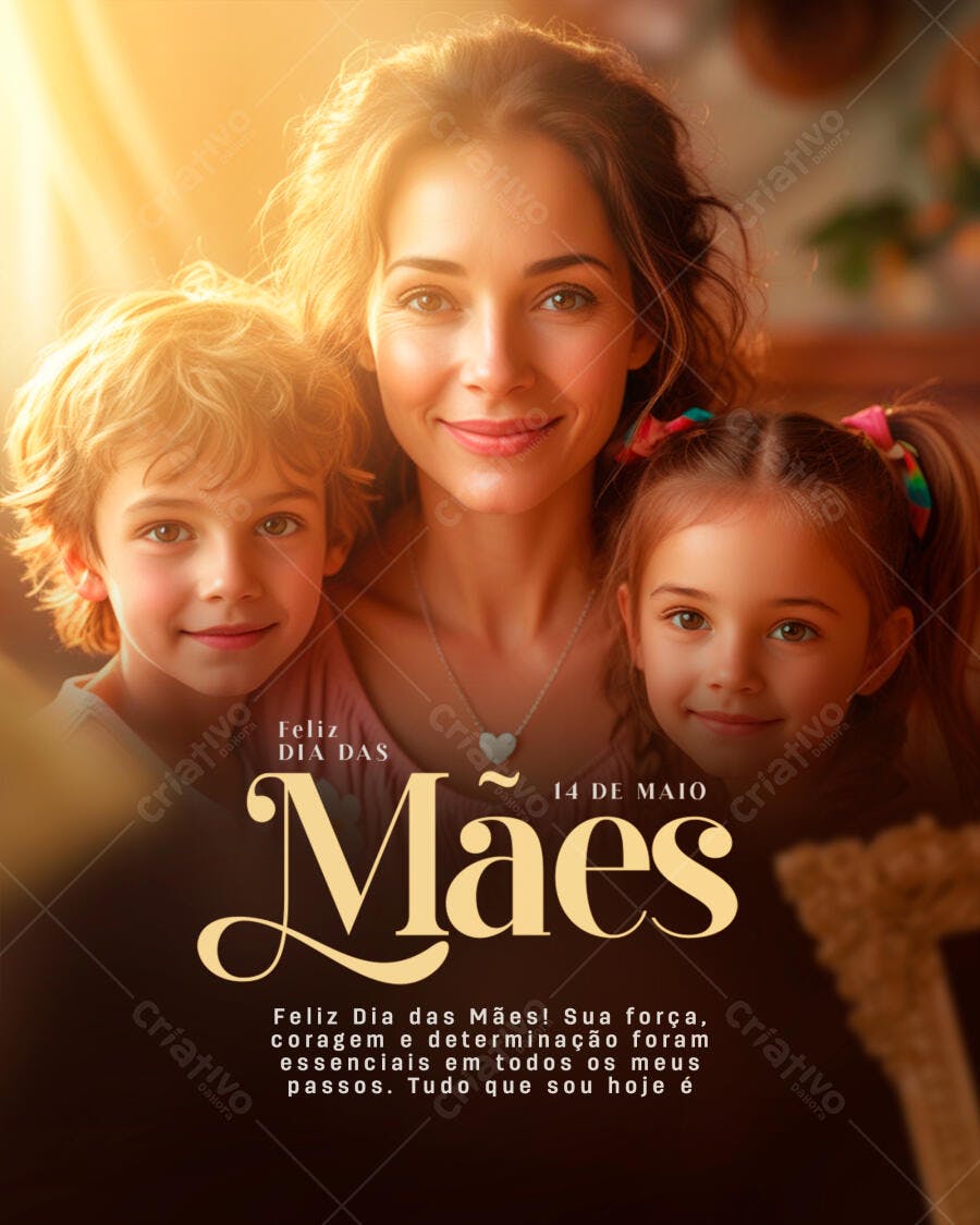 Post para o Dia das Mães PSD Editável