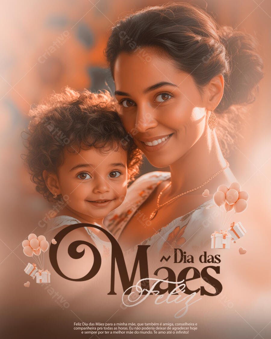 Flyer Dia das Mães PSD Editável