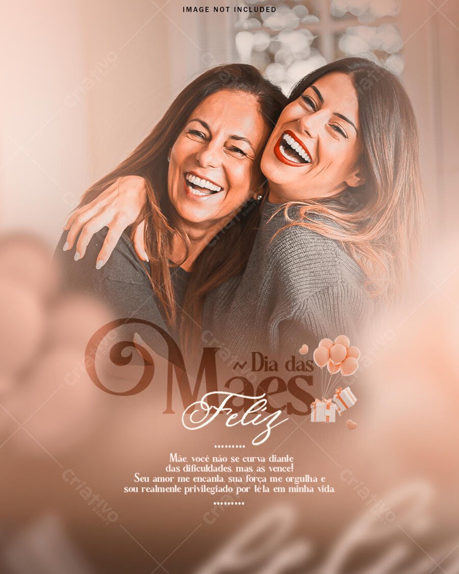 Postagem Dia das Mães PSD Editável