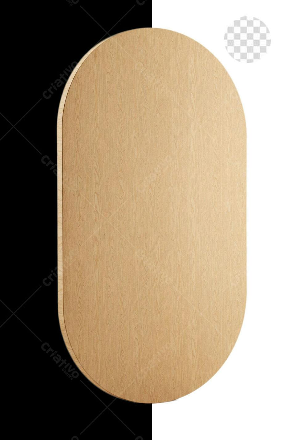 Painel vetorizado de madeira 