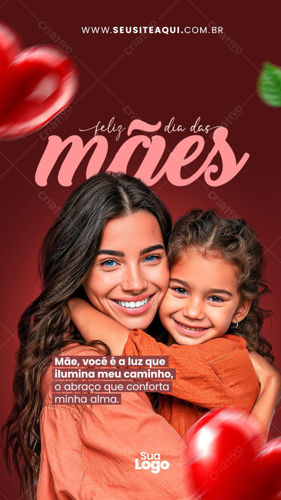 Flyer Dia das Mães PSD Editável