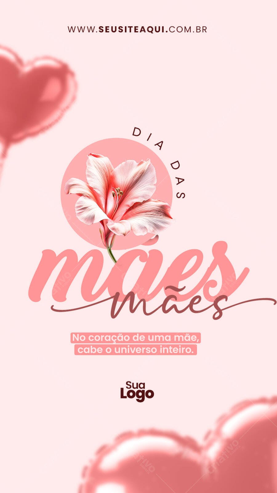 Flyer Dia das Mães PSD Editável