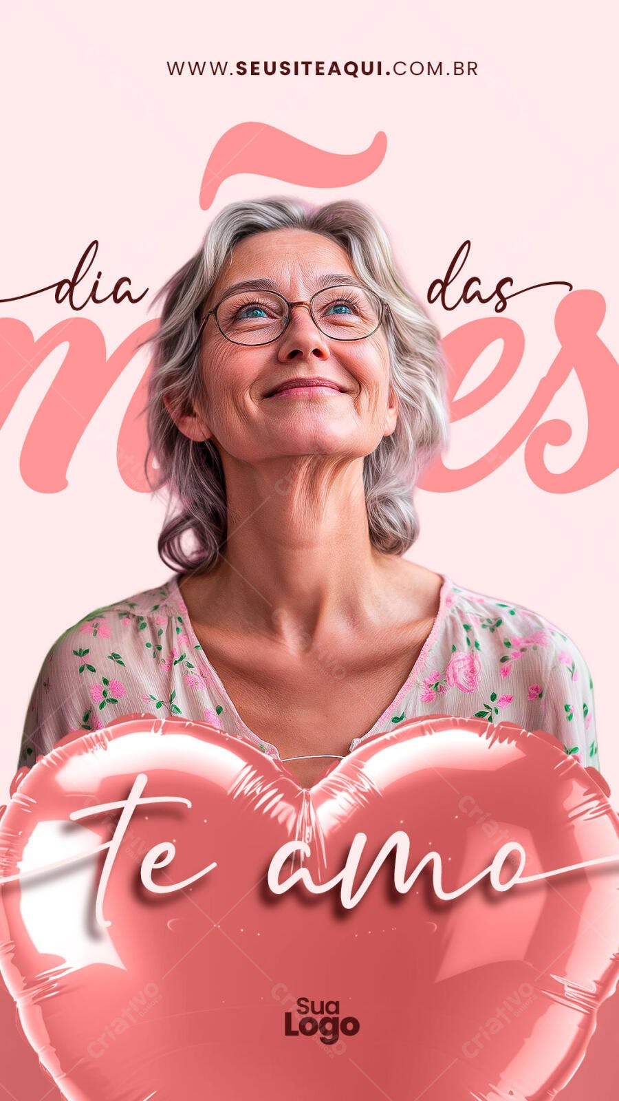 Flyer Dia das Mães PSD Editável