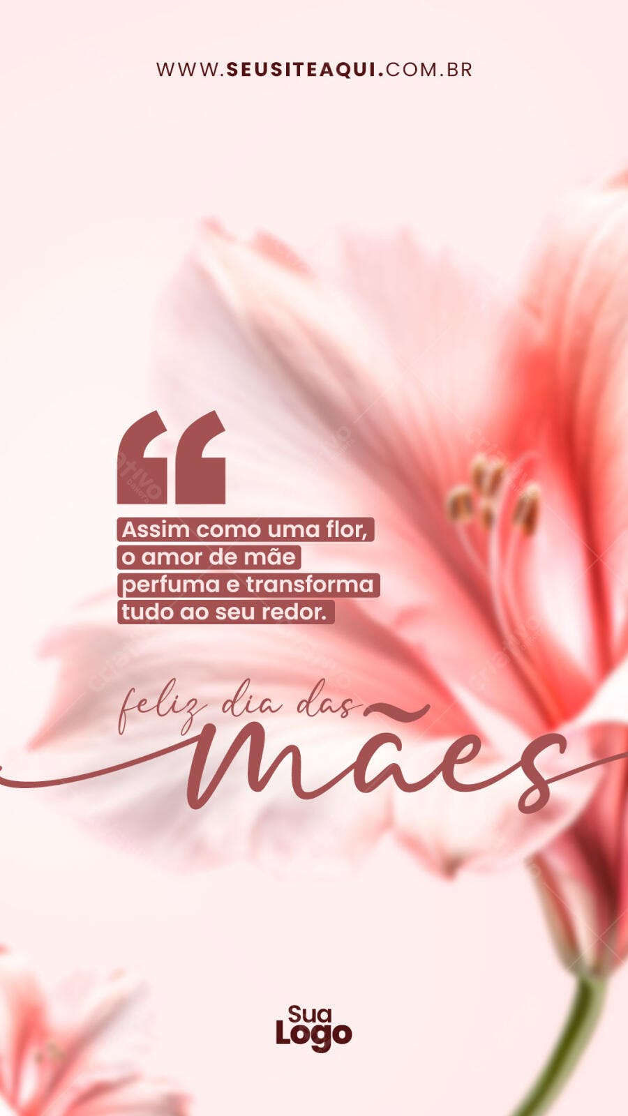 Postagem Dia das Mães PSD Editável