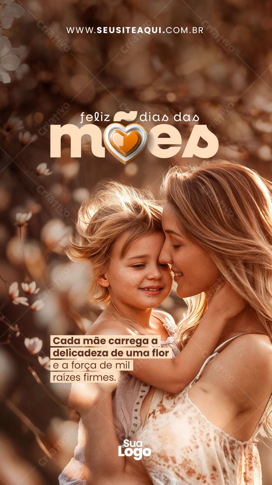 Flyer Dia das Mães PSD Editável