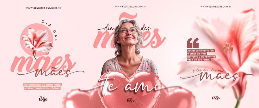 Banner Dia das Mães PSD Editável
