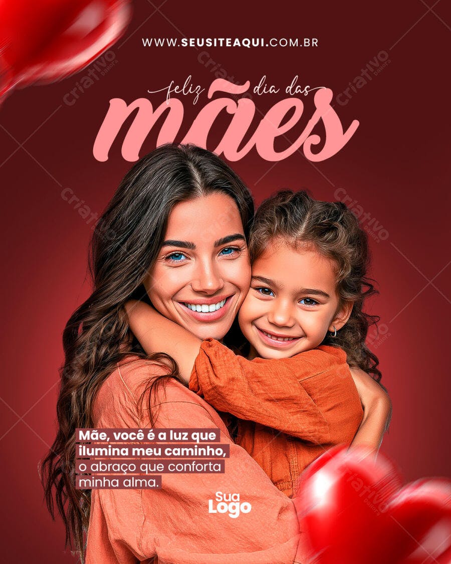 Flyer Dia das Mães PSD Editável