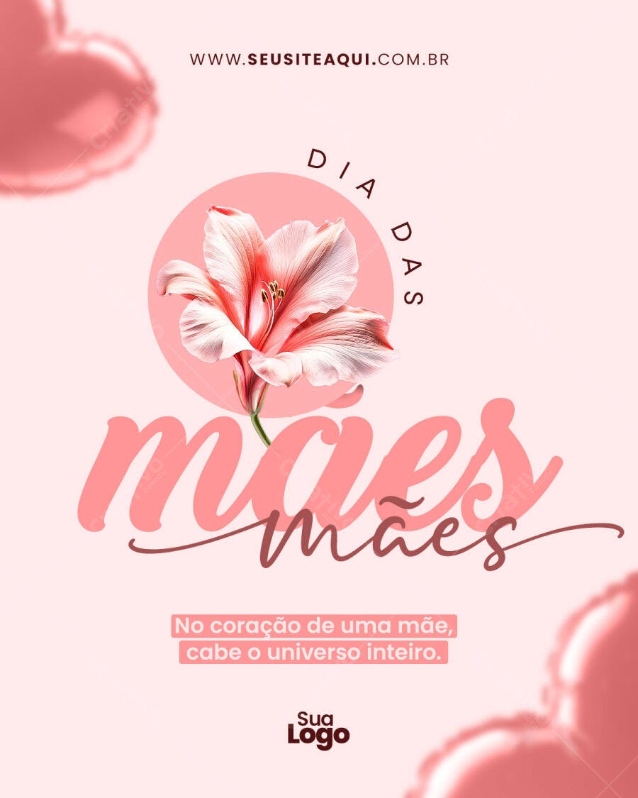 Flyer Dia das Mães PSD Editável