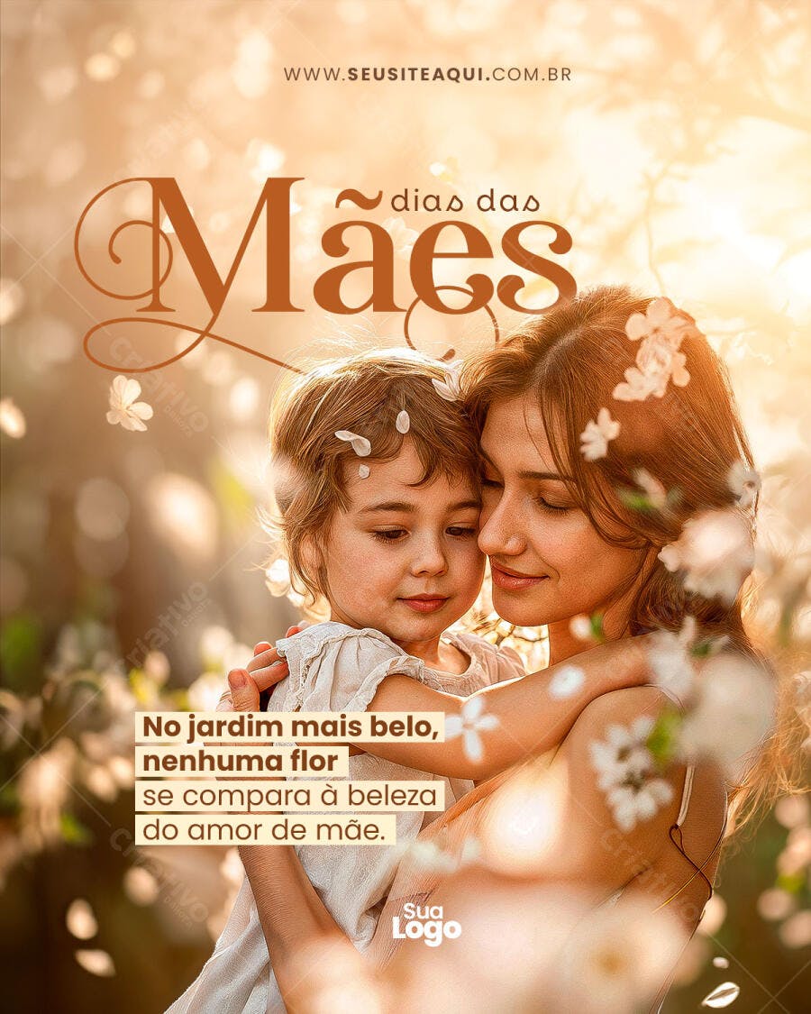 Flyer Dia das Mães PSD Editável