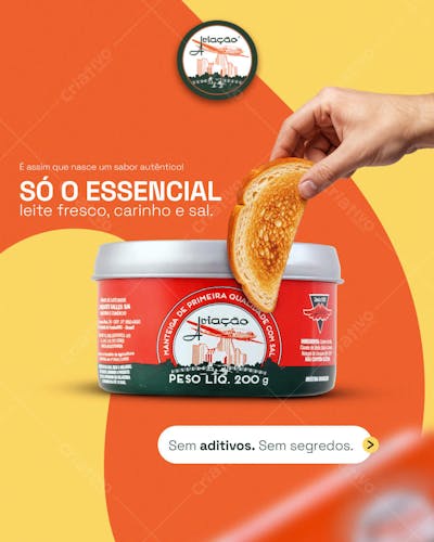 Social Midia Campanha Manteiga PSD Editavel 2