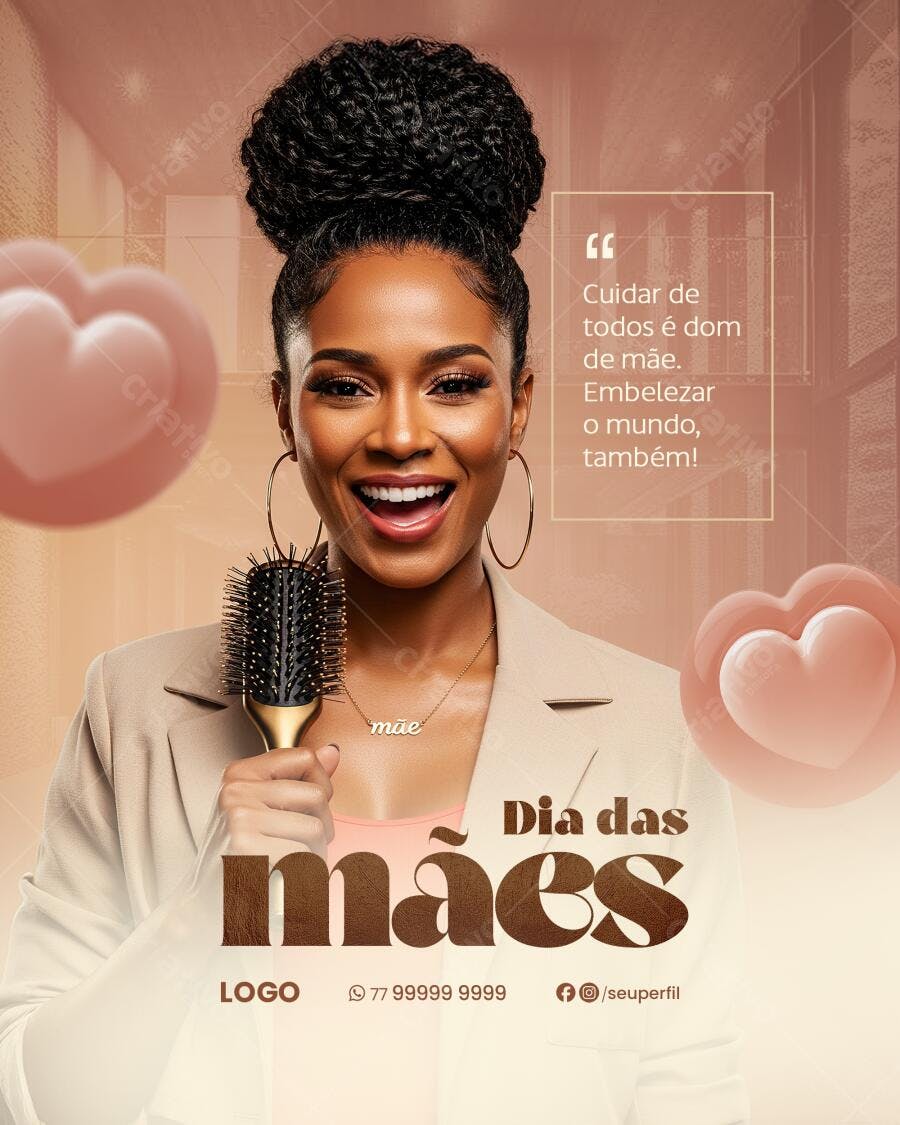 Flyer Dia das Mães PSD Editável