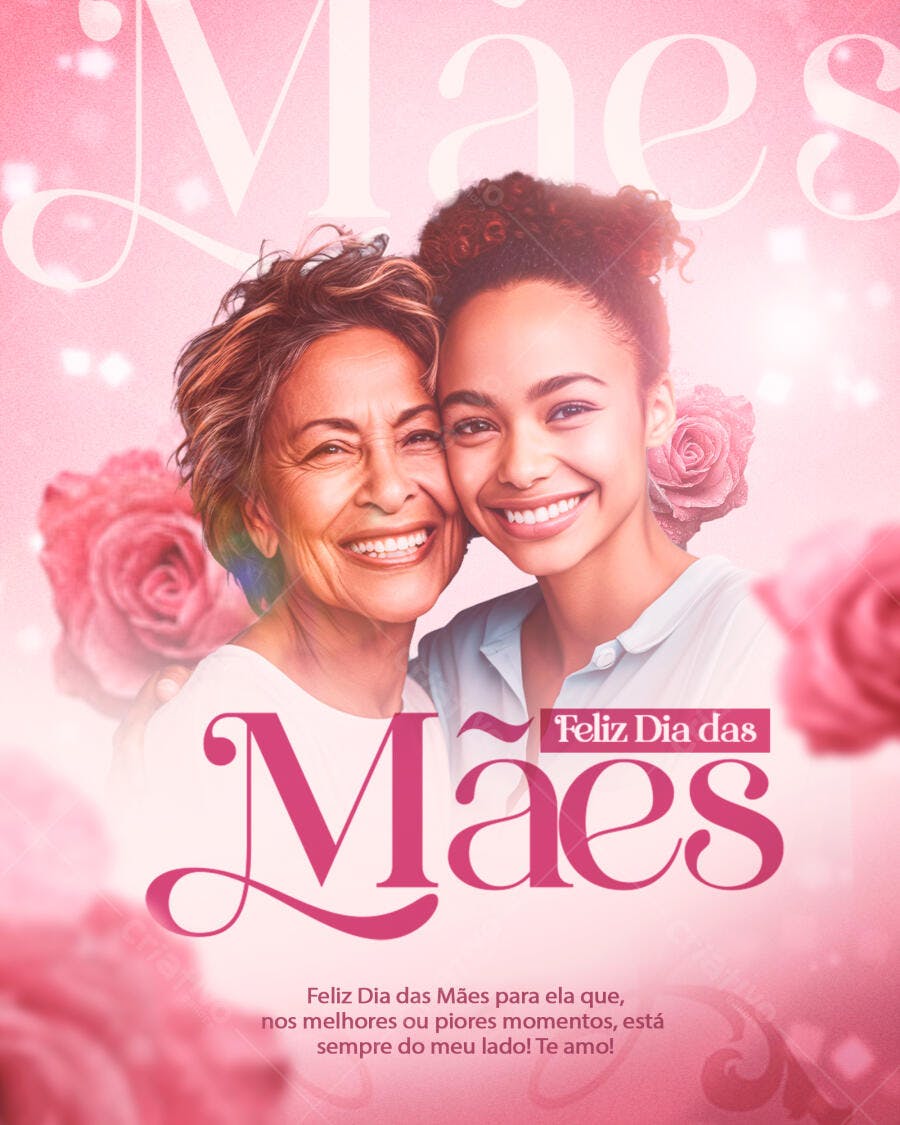 Flyer Dia das Mães PSD Editável