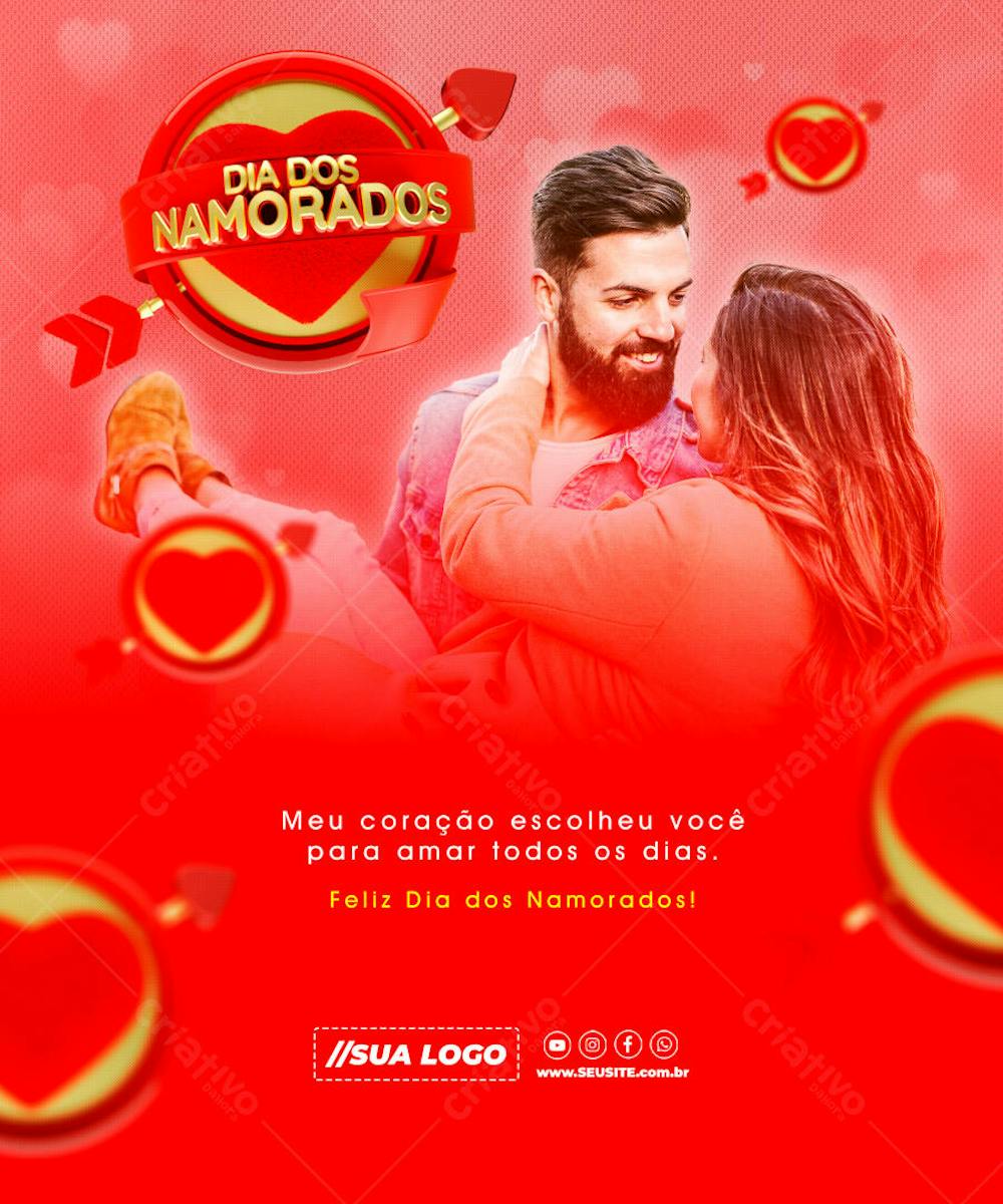 DIA DOS NAMORADOS DATA COMEMORATIVA REDES SOCIAIS