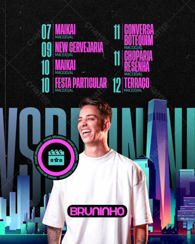 Agenda - Bruninho