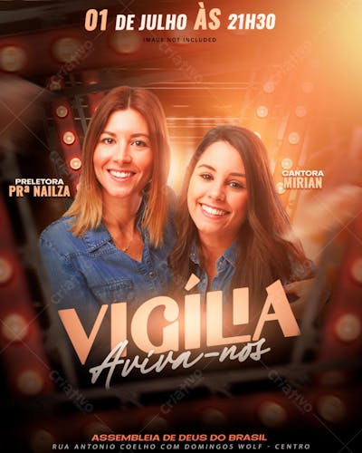 FLYER VIGILIA DO AVIVAMENTO