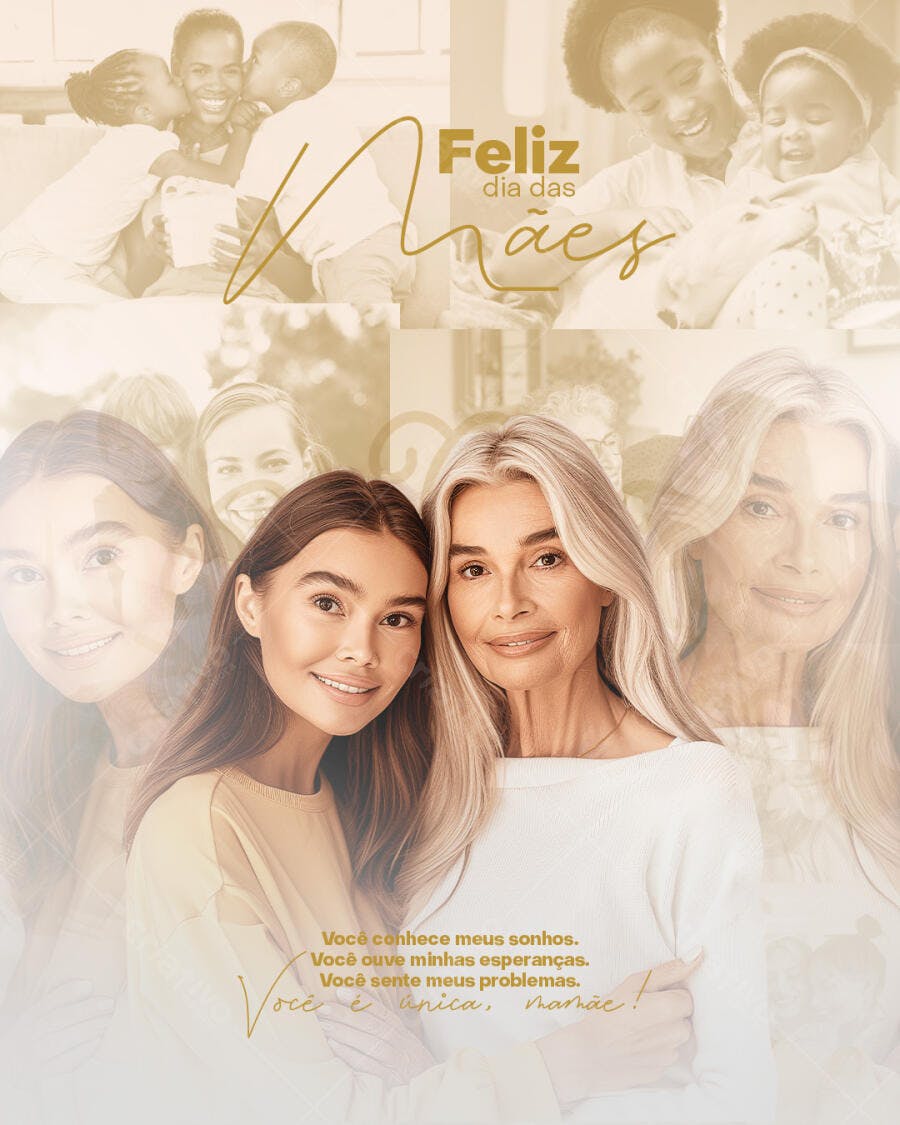Postagem Dia das Mães PSD Editável
