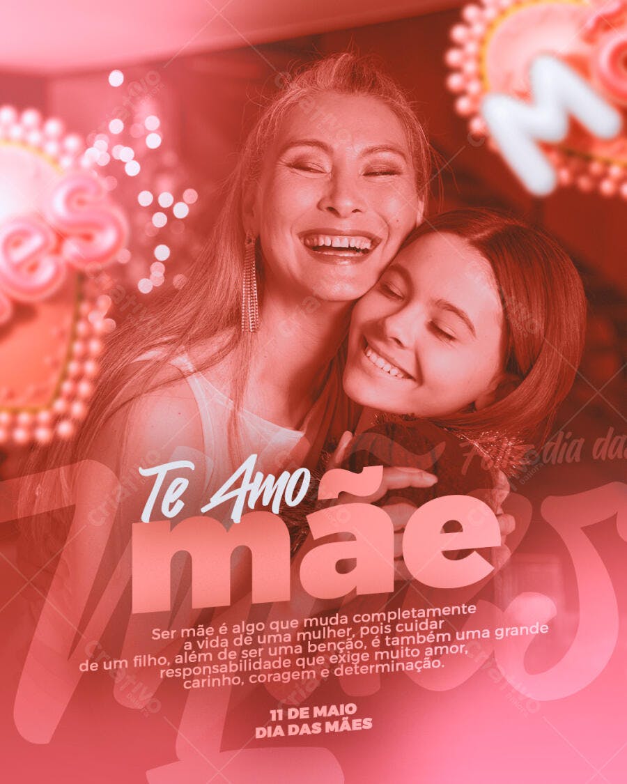 Flyer Dia das Mães PSD Editável