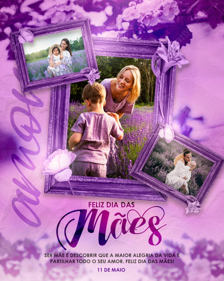 Flyer Dia das Mães PSD Editável