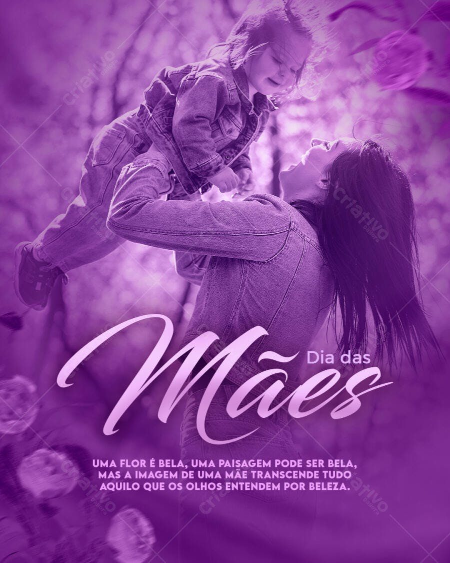 Flyer Dia das Mães PSD Editável