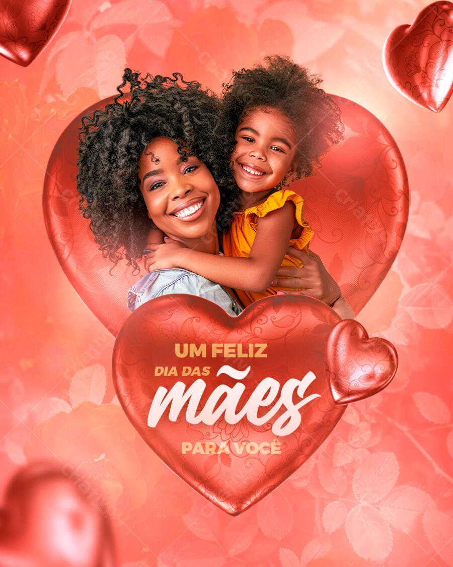 Postagem Dia das Mães PSD Editável
