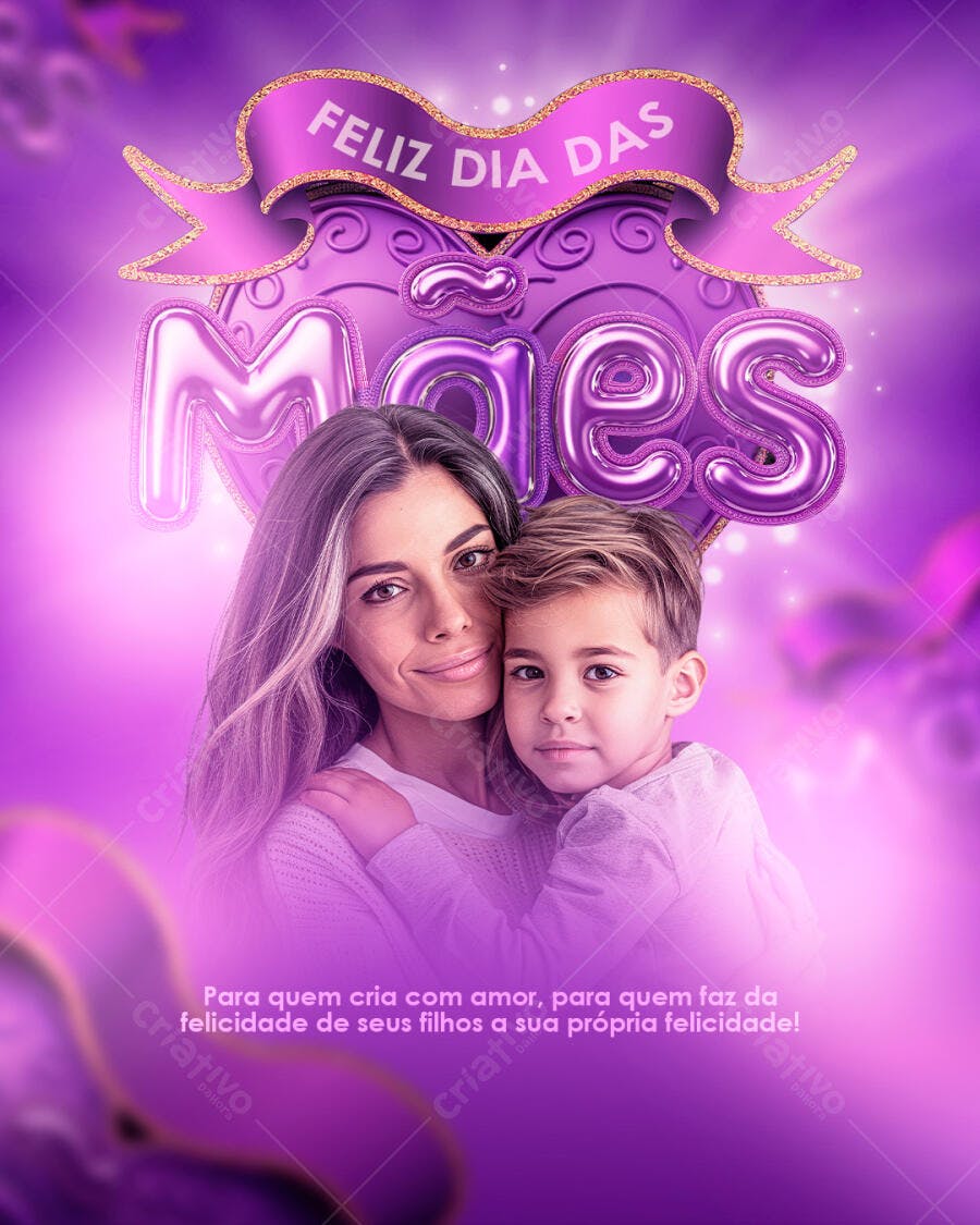 Flyer Dia das Mães PSD Editável