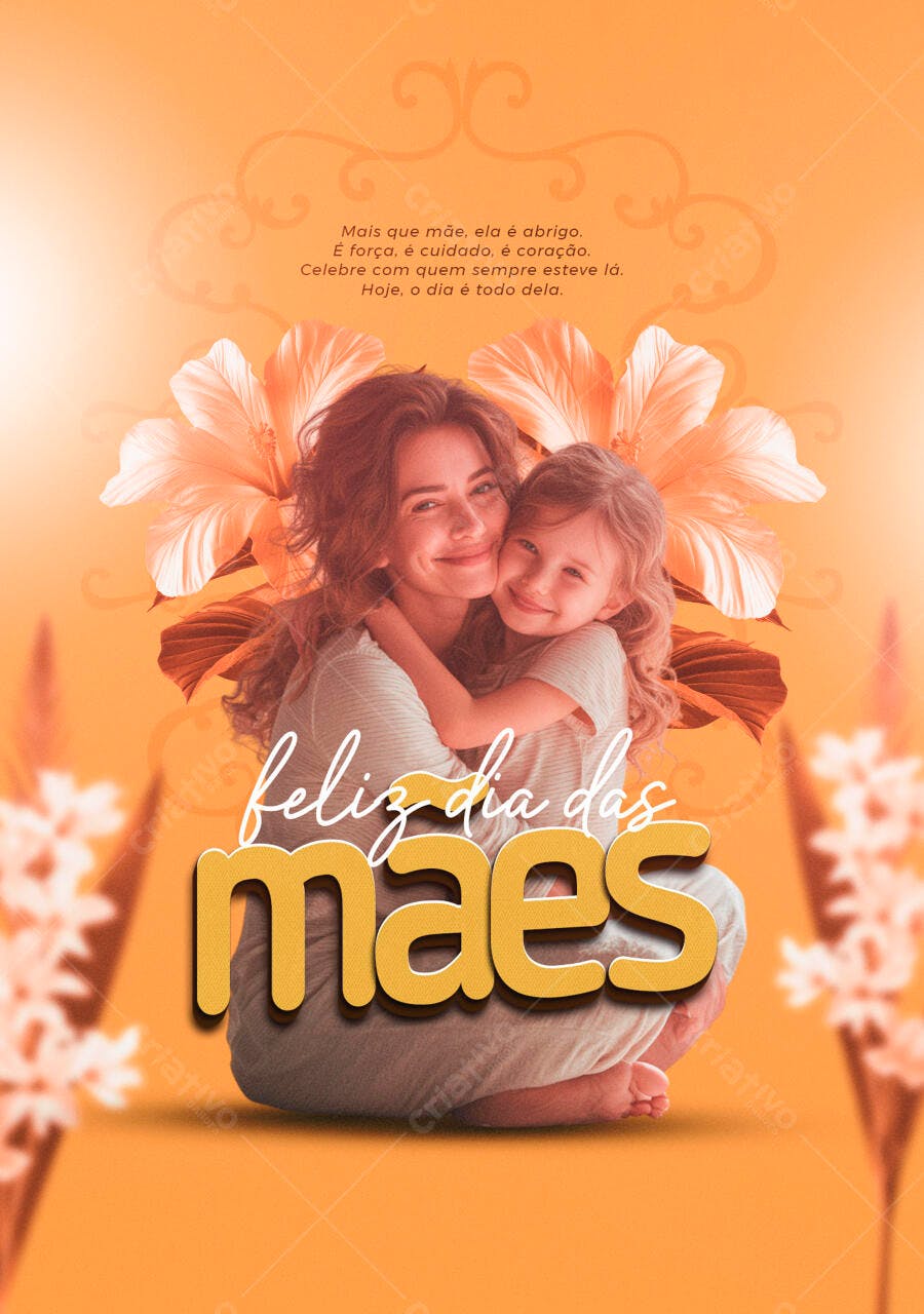 Postagem Dia das Mães PSD Editável