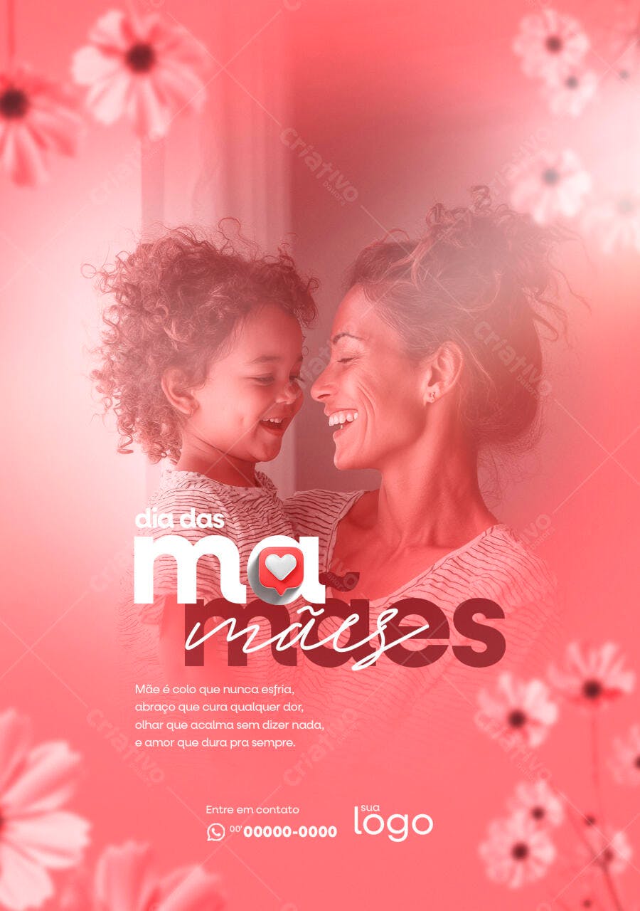 Flyer Dia das Mães PSD Editável