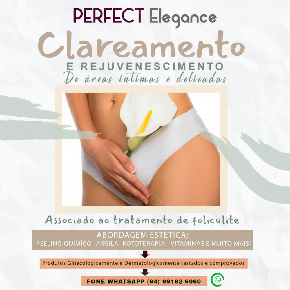 FLYER ESTETICA CLAREAMENTO