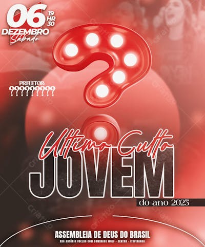 FLYER - CULTO JOVEM - PSD