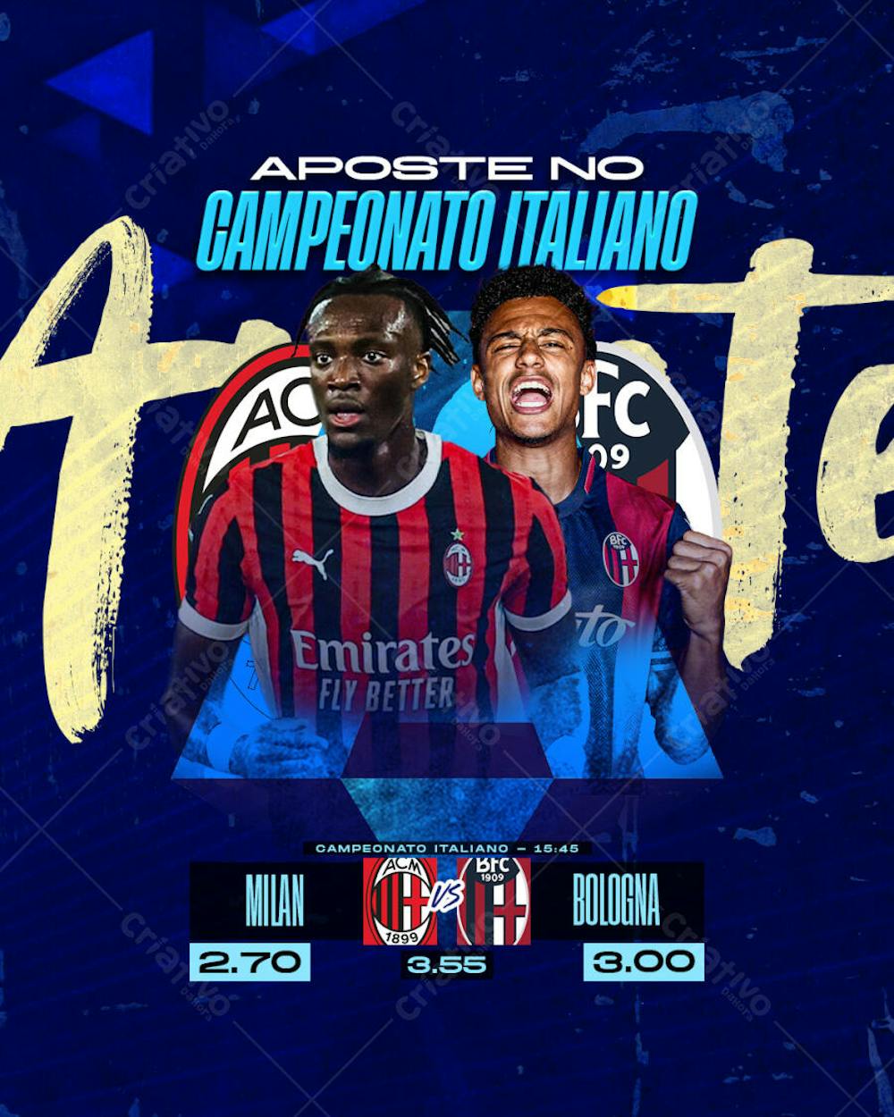 Jogo do Dia - Milan X Bologna