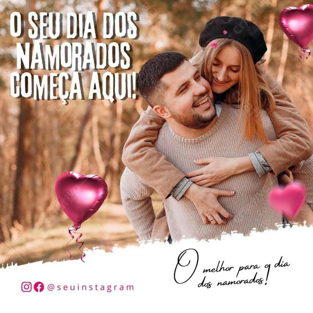 Arte dia dos namorados