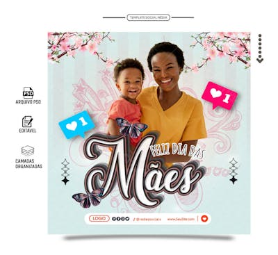 Feed social media amor de mãe