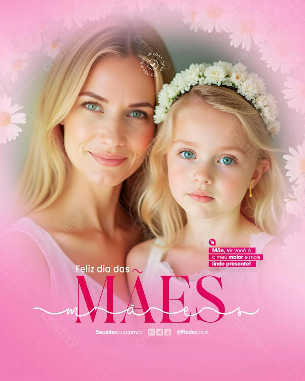 Dia das Mães Social Media PSD Editável