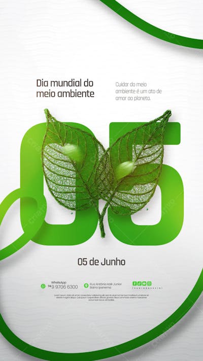 05 de Junho - Dia Mundial do Meio Ambiente Social Media PSD Editável (4)