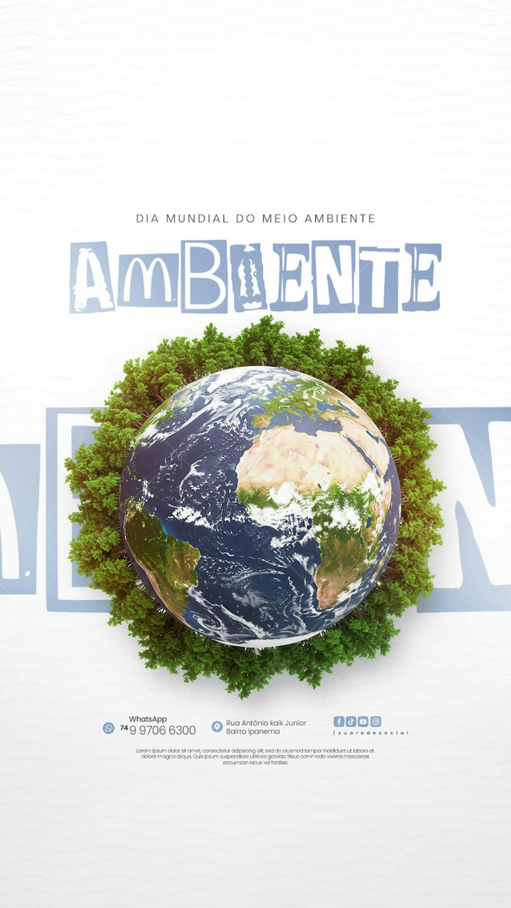 05 de Junho - Dia Mundial do Meio Ambiente Social Media PSD Editável (10)