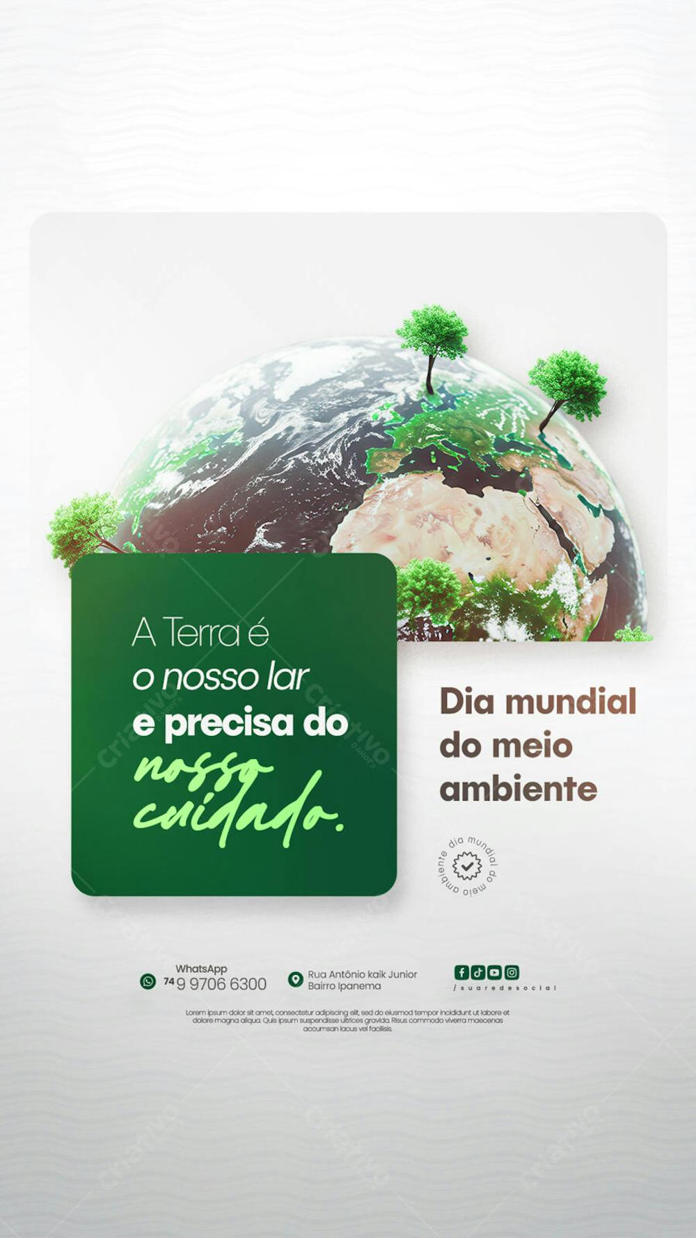 05 de Junho - Dia Mundial do Meio Ambiente Social Media PSD Editável (13)
