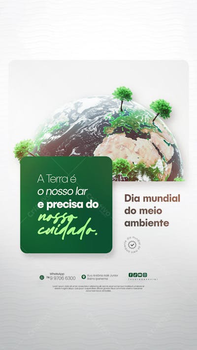05 de Junho - Dia Mundial do Meio Ambiente Social Media PSD Editável (13)