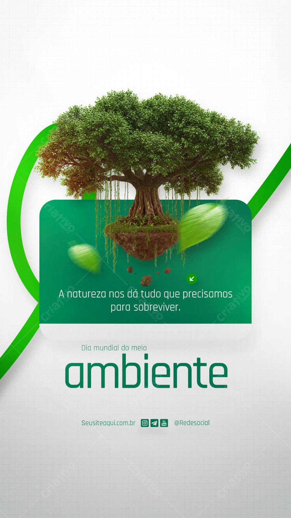 05 de Junho - Dia Mundial do Meio Ambiente Social Media PSD Editável (12)