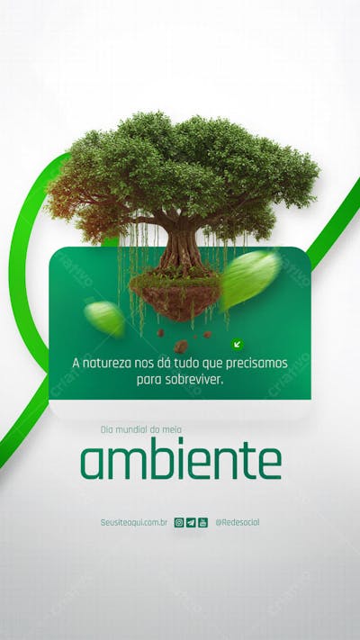 05 de Junho - Dia Mundial do Meio Ambiente Social Media PSD Editável (12)