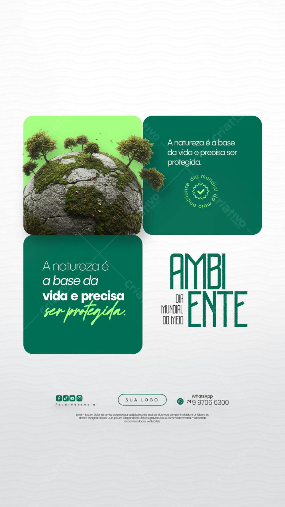05 de Junho - Dia Mundial do Meio Ambiente Social Media PSD Editável (16)