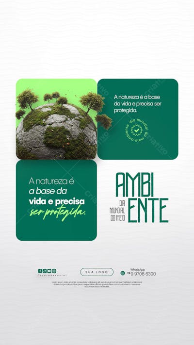 05 de Junho - Dia Mundial do Meio Ambiente Social Media PSD Editável (16)