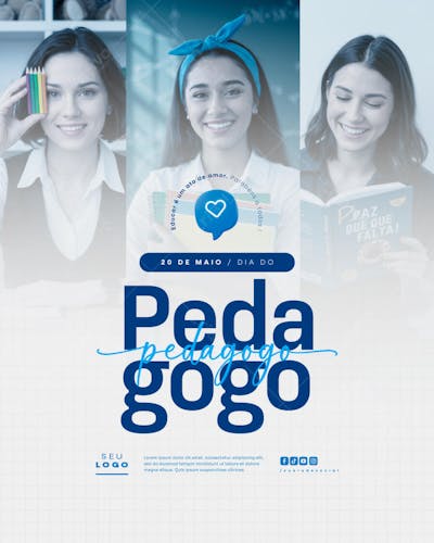 Dia do Pedagogo 20 de Maio social media editavel story (2)